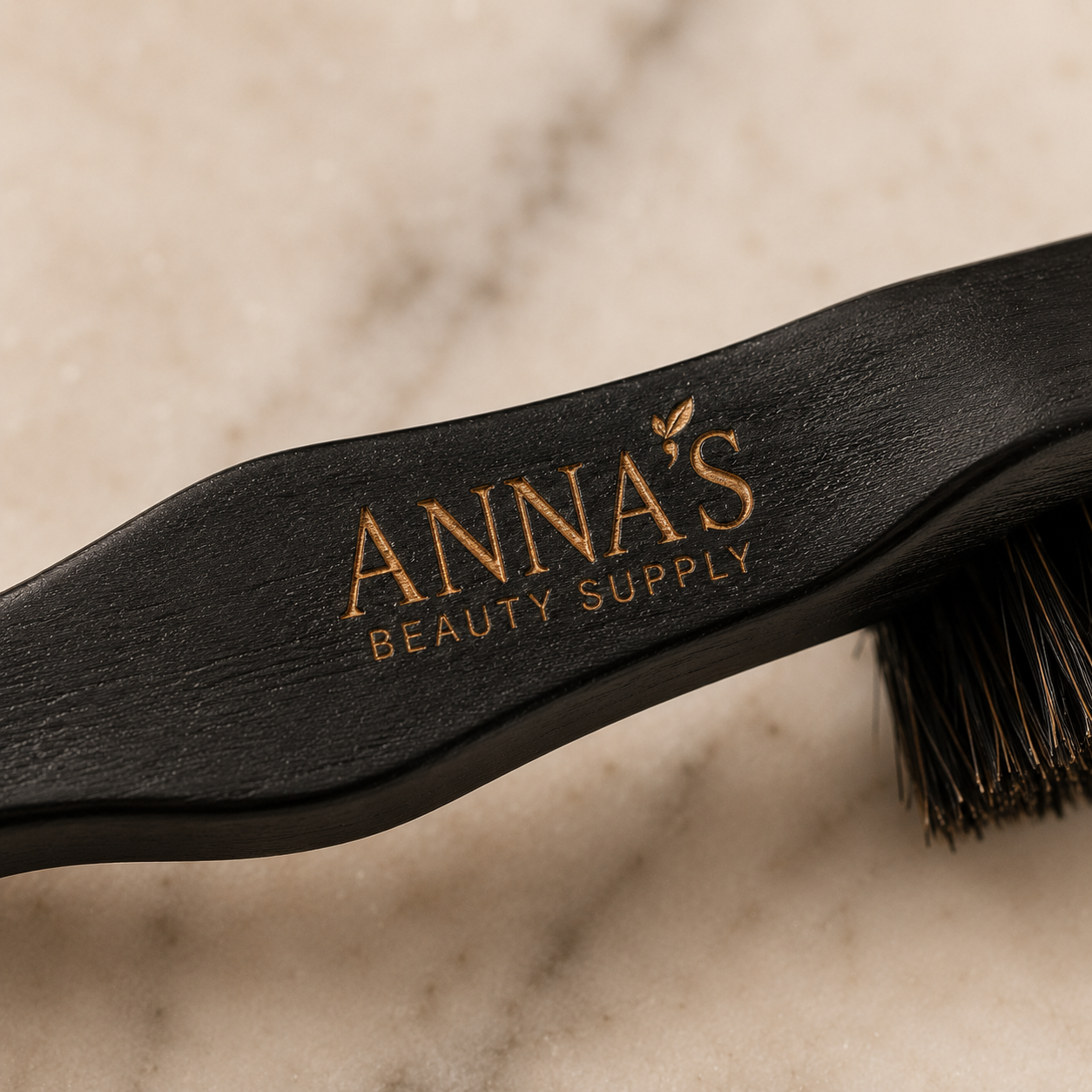 Anna's Beauty Supply label and material detail
