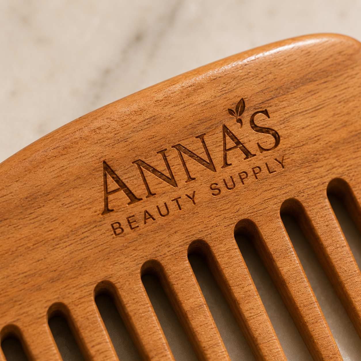 Anna's Beauty Supply label and material detail