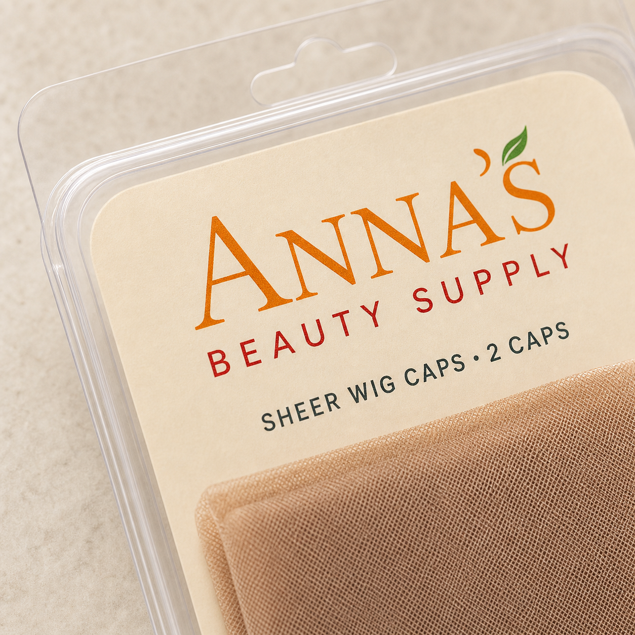 Anna's Beauty Supply label and material detail